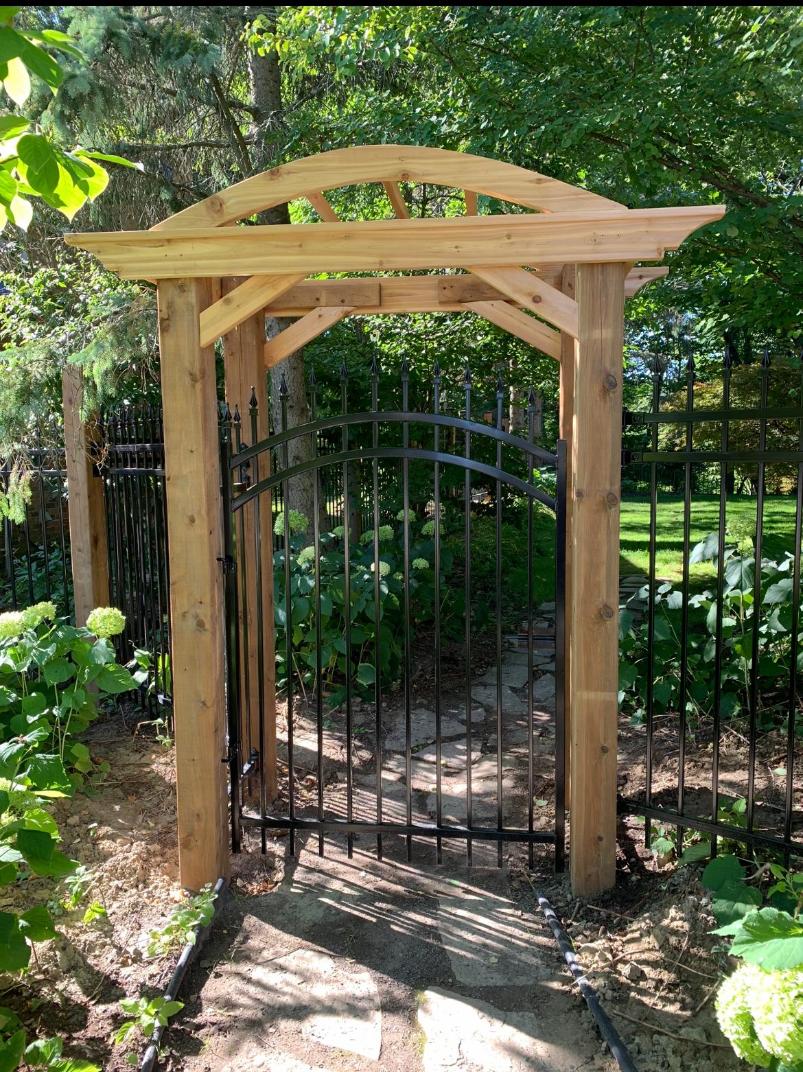 Deck with Custom Pergola