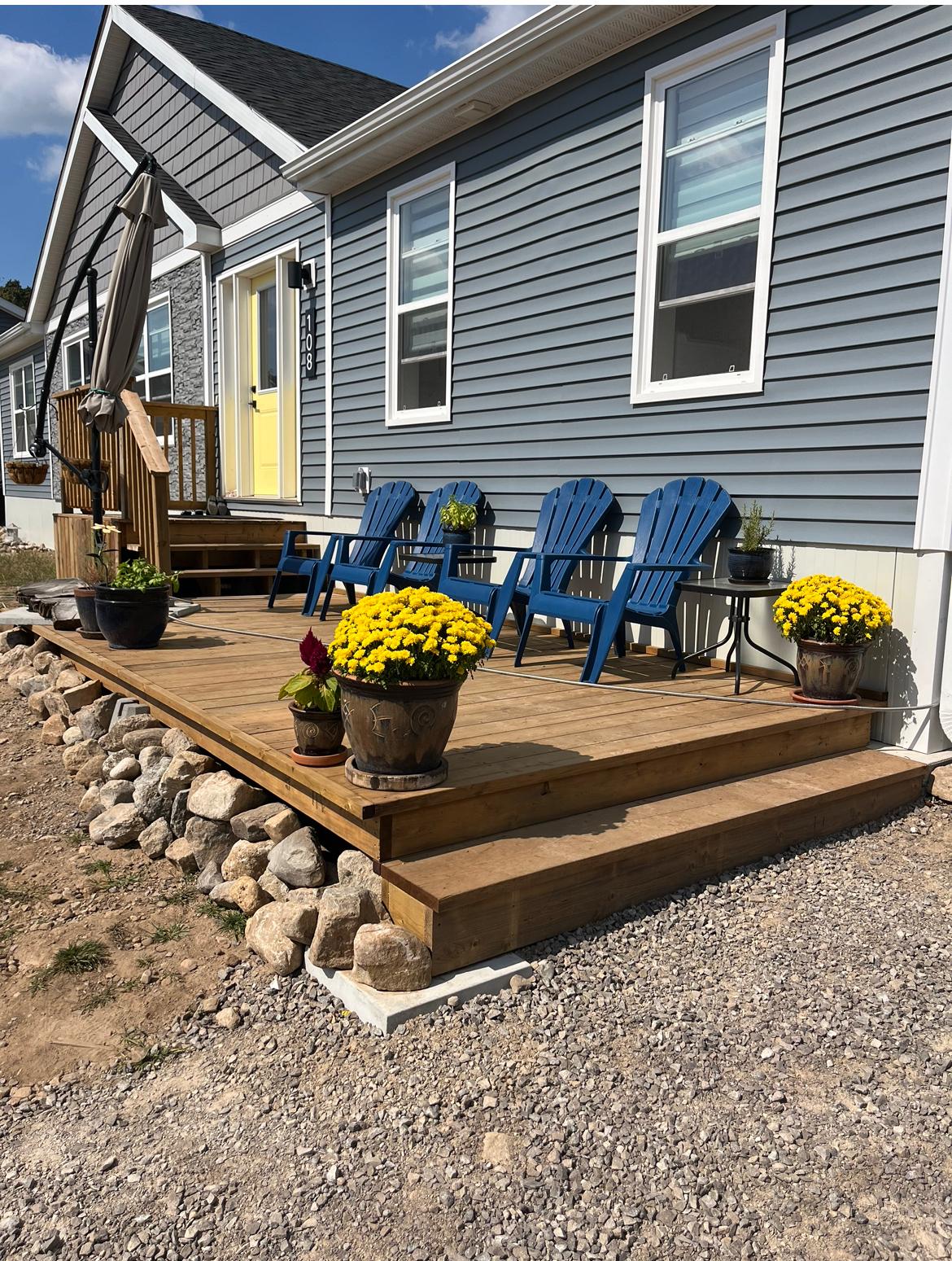 Deck with Custom Pergola