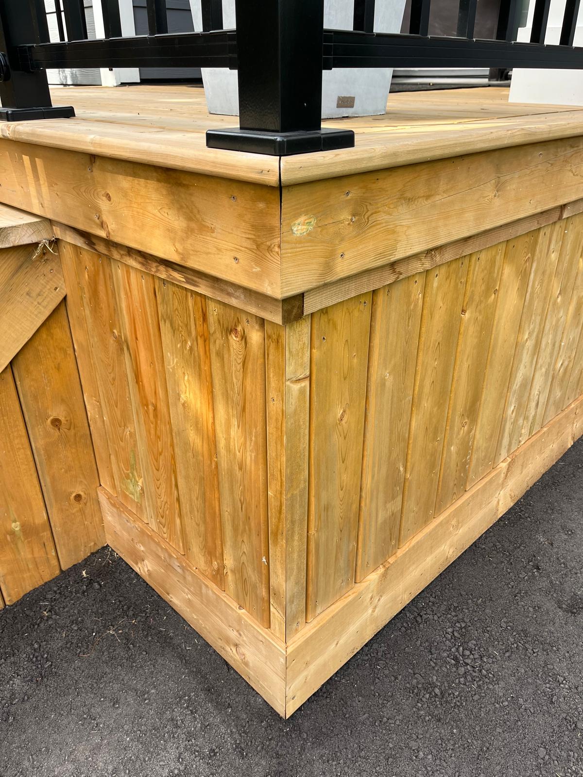 Deck with Custom Pergola