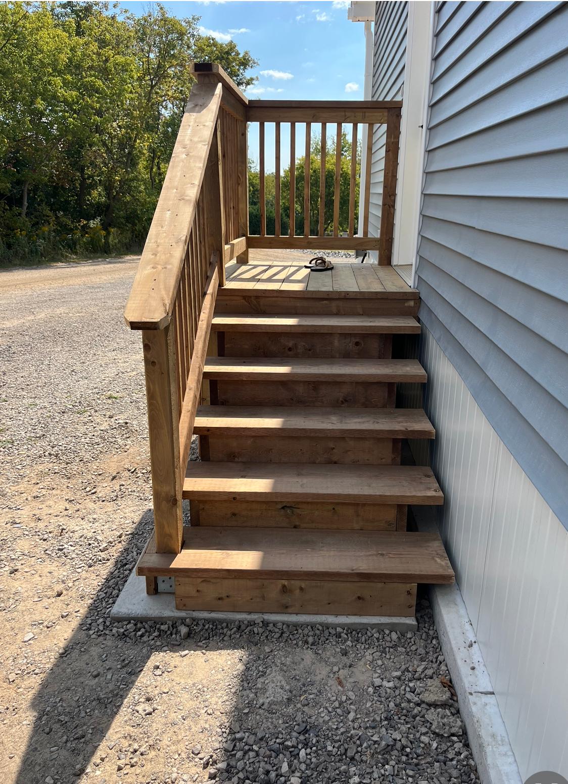 Deck with Custom Pergola
