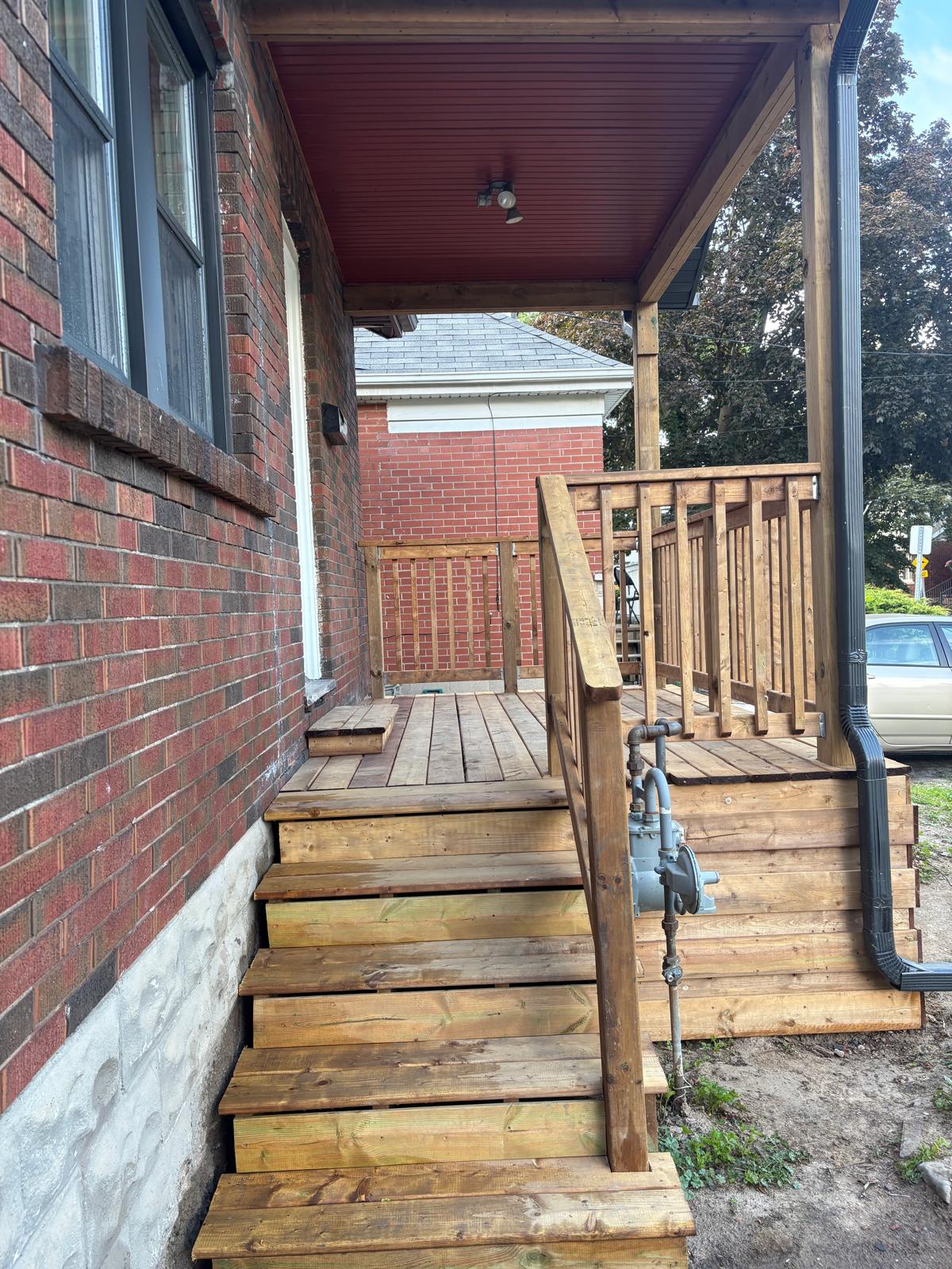 Deck with Custom Pergola