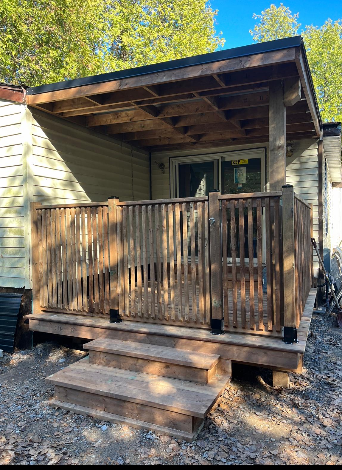 Deck with Custom Pergola