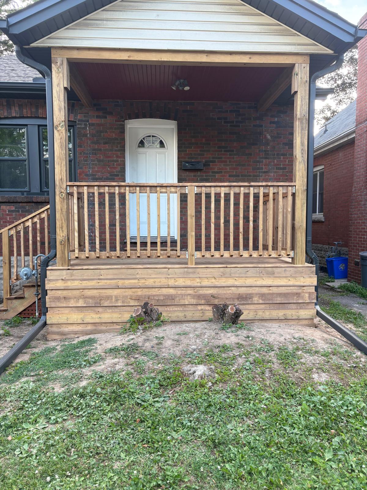Deck with Custom Pergola