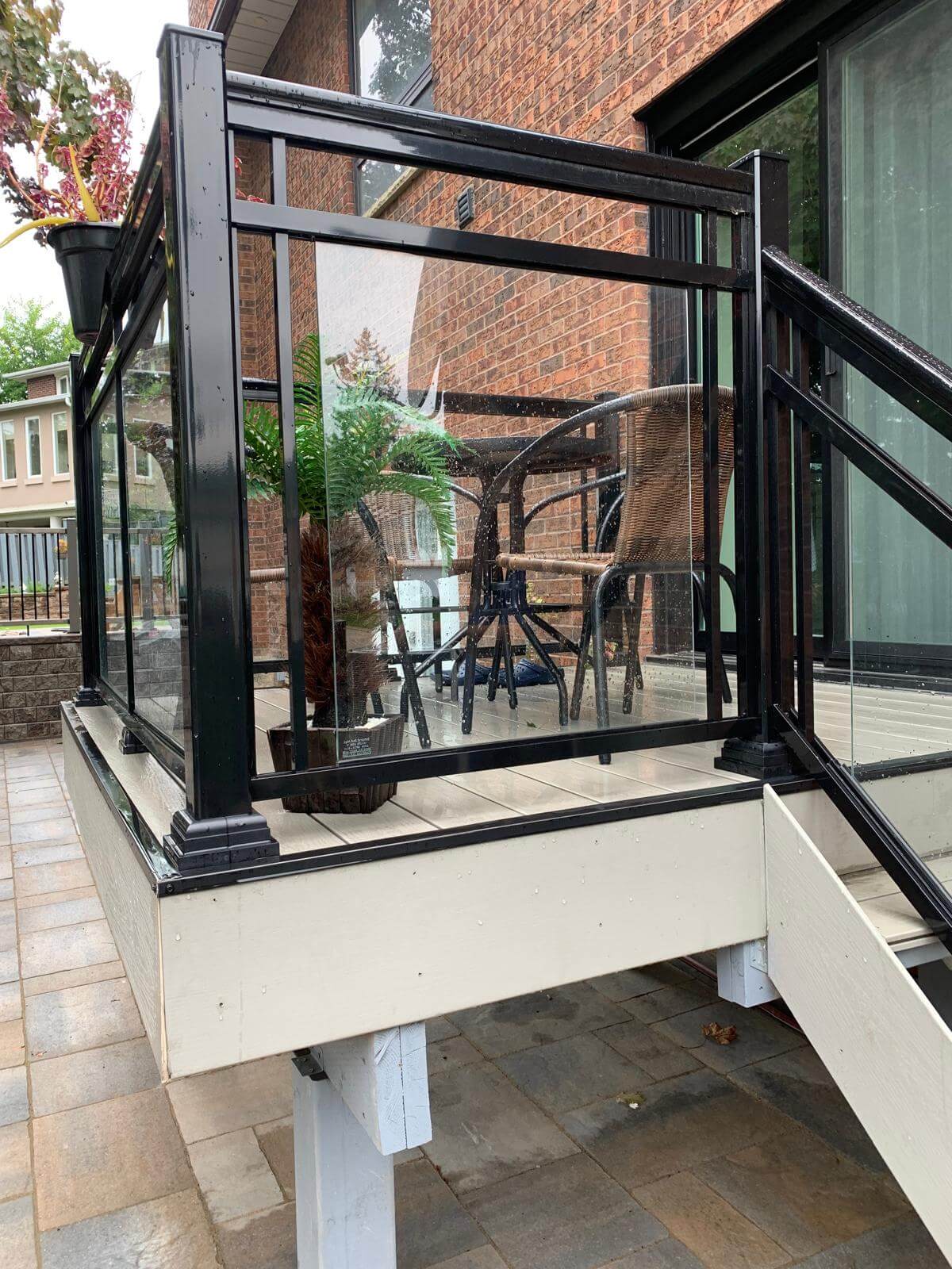 Deck with Custom Pergola