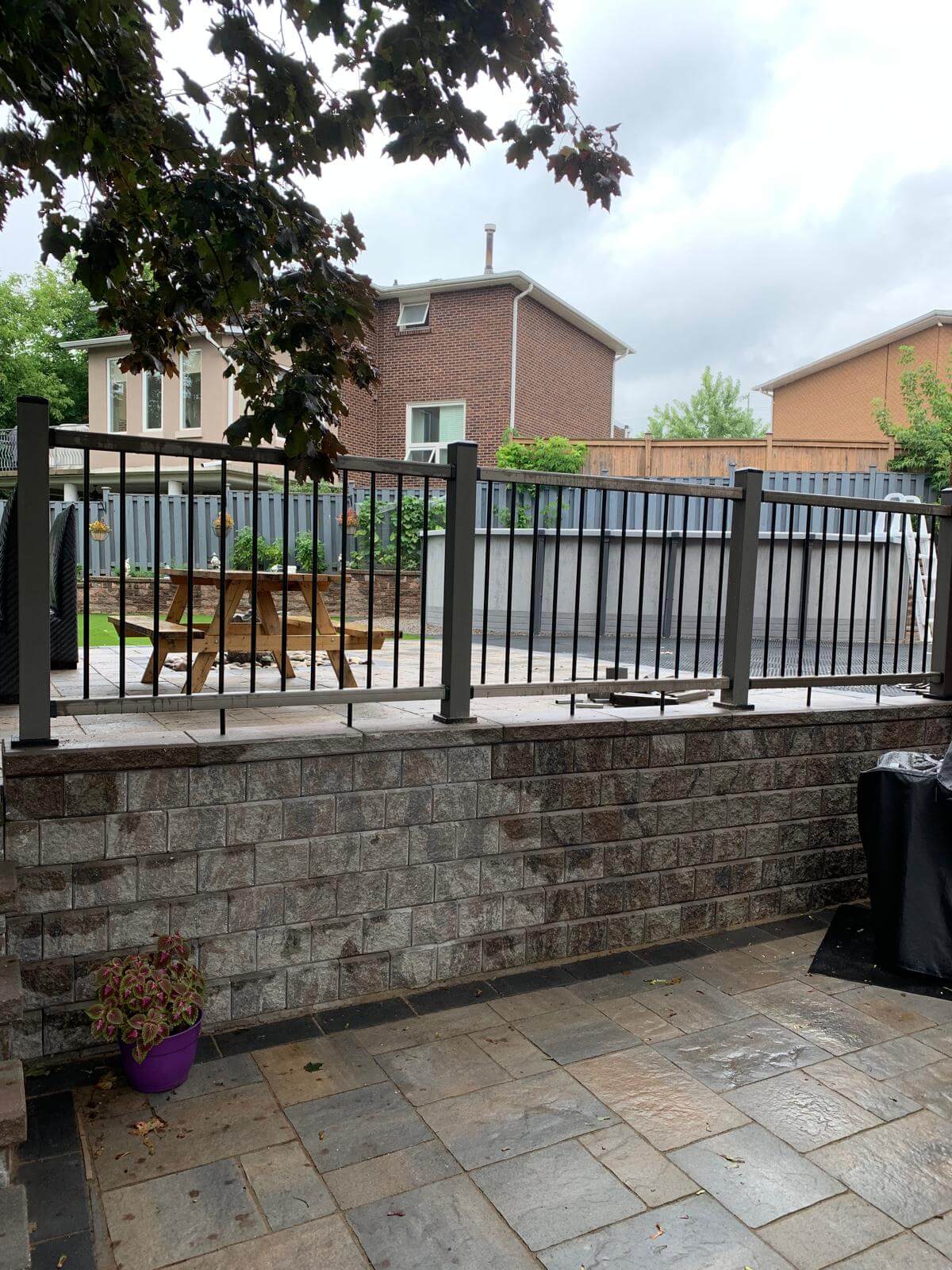 Deck with Custom Pergola